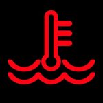 Engine temperature warning light