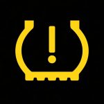 Low tyre pressure warning light
